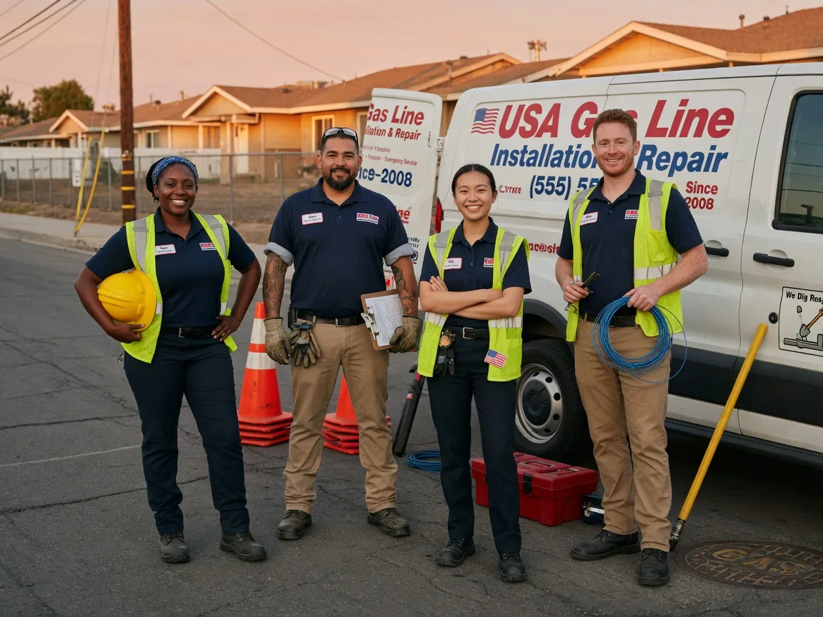 Gas Line Installation company in Peru, IA